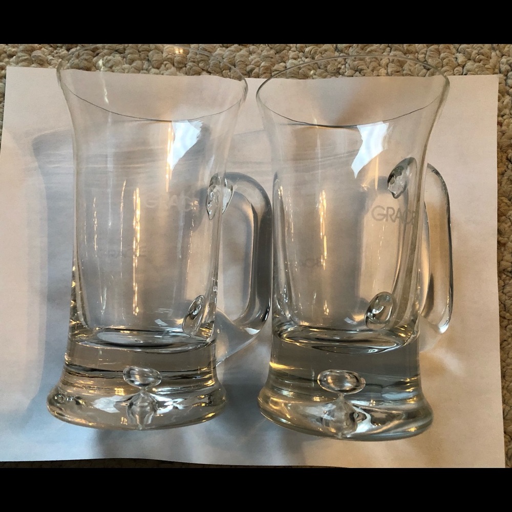 GRACE glass mugs